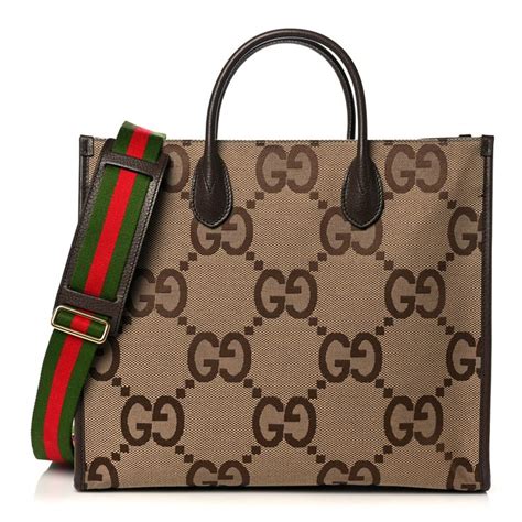 GUCCI Monogram Jumbo GG Textured Dollar 